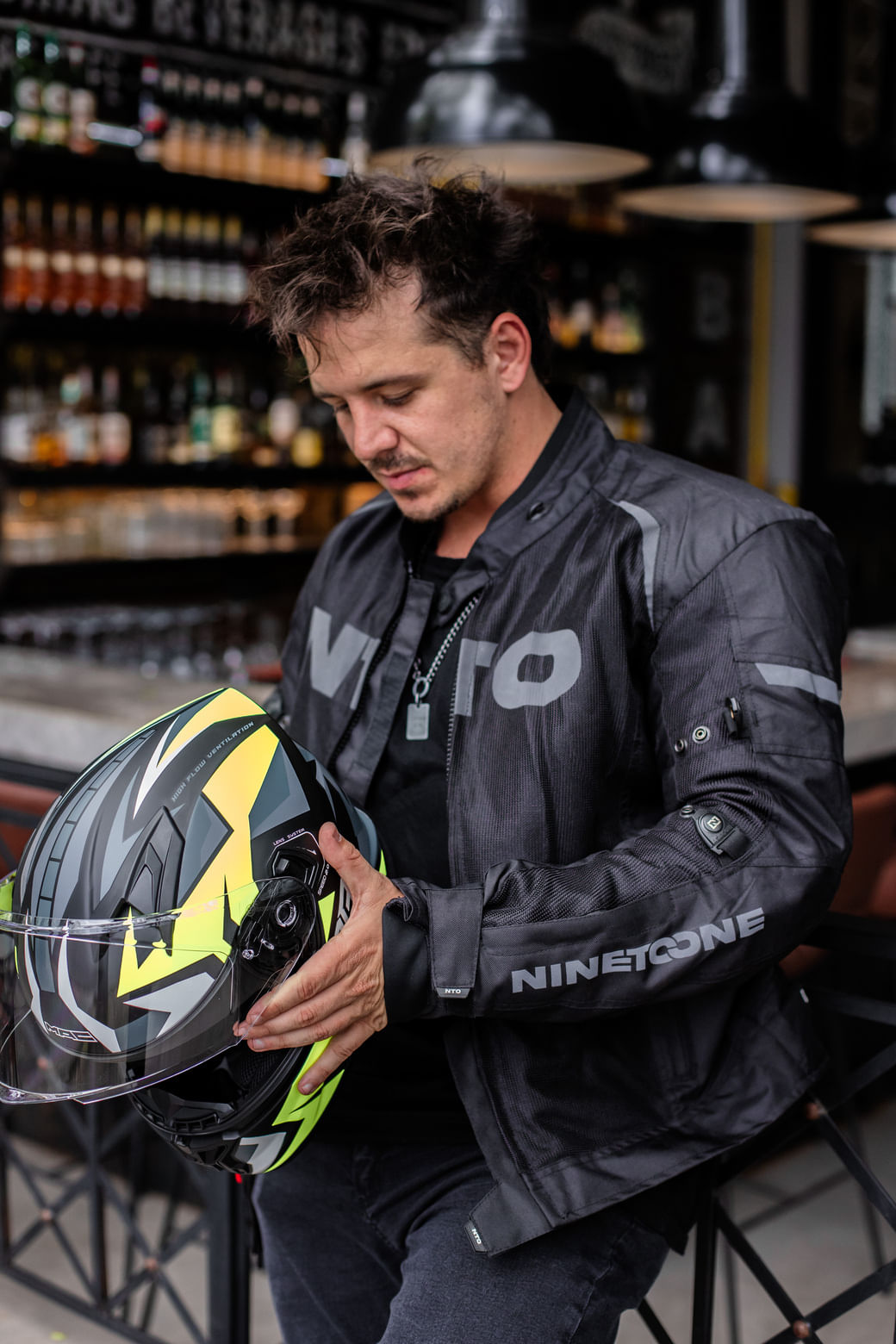 Campera Cordura NTO Fusion Evo Hombre Negra